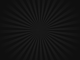 Black retro sunbeams background © Oleksii Bezrodnii