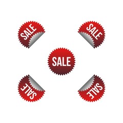 Corner Ribbon Banner Vector, Illustration