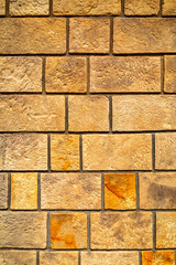 Colorful stone wall background