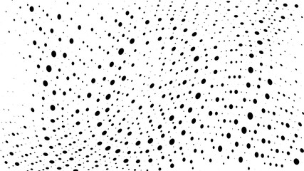 Halftone gradient pattern. Abstract halftone dots background. Monochrome dots pattern. Vector halftone texture. Radial twisted circle. Grunge texture. Pop Art, Comic small dots. Wave twisted dots.
