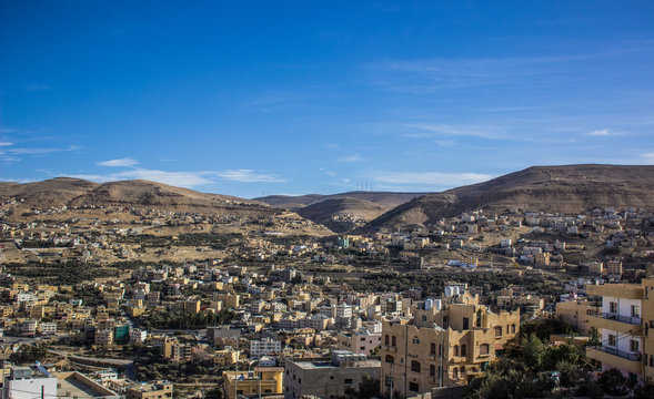 poor third world aerial Arabic city Middle East part of the world desert outdoor highland environment 