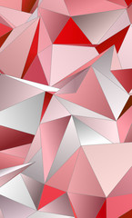 Fototapeta premium Abstract Low-Poly triangular modern background