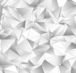 Fototapeta premium 3D background. Abstract triangle texture. Futuristic polygonal wallpaper