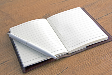 Notebook to write. Planning your time.
