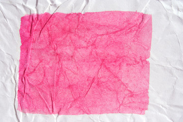 pink color painted paper as background