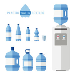 Plastic water bottles