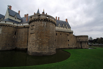 Fototapeta na wymiar Castle of the Dukes of Brittany, Nantes, France