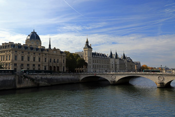 Seine River in Paris, France