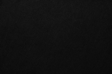 Black fabric texture. Textile background.