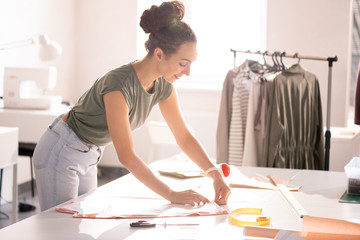 Work in fashion studio