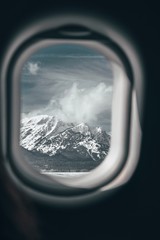 Airplane window 