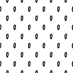 Abstract polka dot pattern with hand drawn dots. Cute vector black and white polka dot pattern. Seamless monochrome polka dot pattern for fabric, wallpapers, wrapping paper, cards and web backgrounds.