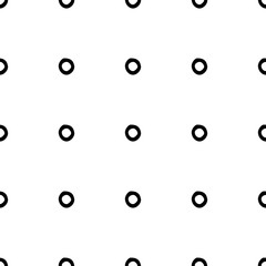 Abstract polka dot pattern with hand drawn dots. Cute vector black and white polka dot pattern. Seamless monochrome polka dot pattern for fabric, wallpapers, wrapping paper, cards and web backgrounds.