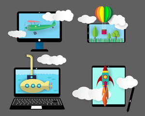 cloud computing concept