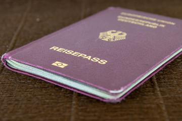 German Passport prepare for travel