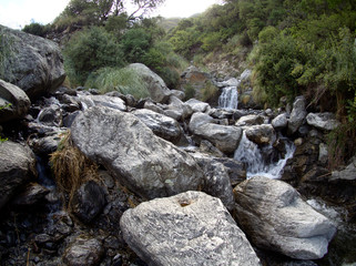 The view at Reserva Florofaunistica reserve in Merlo, San Luis, Argentina.