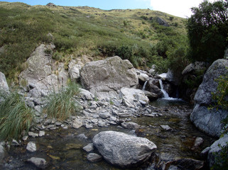 The view at Reserva Florofaunistica reserve in Merlo, San Luis, Argentina.