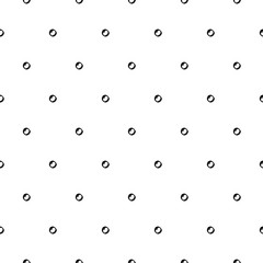 Abstract cute pattern with hand drawn polka dots. Trendy vector black and white cute pattern. Seamless monochrome cute pattern for fabric, wallpapers, wrapping paper, cards and web backgrounds. 