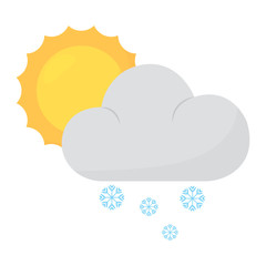 Cartoon weather icon