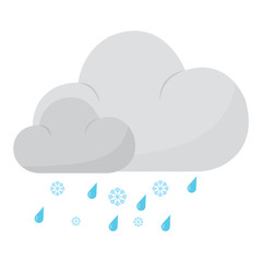 Fototapeta premium Cartoon weather icon