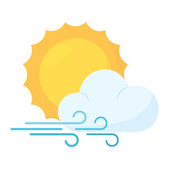 Cartoon weather icon