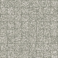 Seamless basketweave pattern in neutral earth tones of taupe and ivory