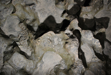 Sand texture from receiding water on a tropical beach