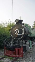 Fototapeta premium old train in hua hin in thailand