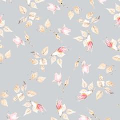 Floral background for textiles.