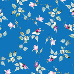 Floral background for textiles.