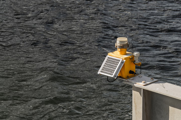 It is the lighting equipment of the bridge.