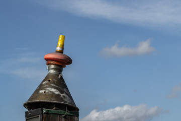 It is a mysterious object with a harbor.