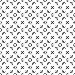 Abstract doodle pattern with hand drawn polka dots. Cute vector black and white doodle pattern. Seamless monochrome doodle pattern for fabric, wallpapers, wrapping paper, cards and web backgrounds.