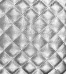 Diamond leather background. Close up. Fashion style.