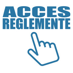 Logo accès réglementé.