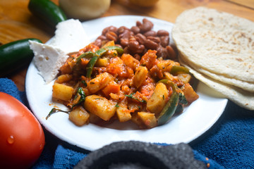 Mexican style potatoes 