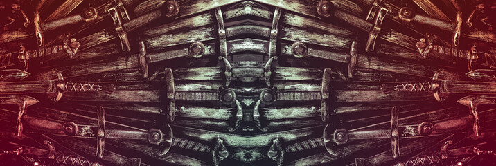 Metal knight swords background. Panoramic web banner with copy space. The concept Knights.