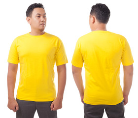 Yellow Shirt Design Template