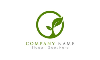 cosmetic leaf logo