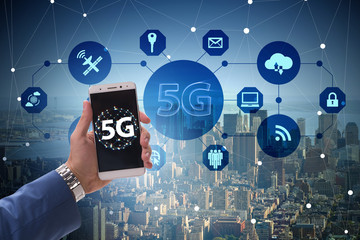 5g concept of internet connection technology