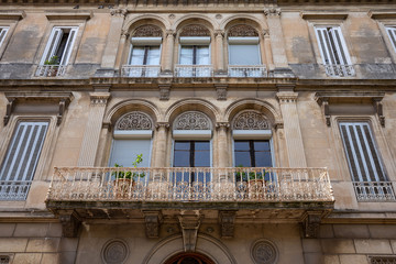 Obraz premium Beautiful architecture in Nimes, France