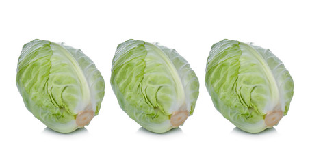 Fototapeta premium cabbage on white background
