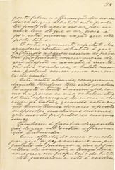 P&aacute;gina 38 do manuscrito &ldquo;Mem&oacute;ria sobre a navega&ccedil;&atilde;o a&eacute;rea&rdquo; (1881), do inventor brasileiro J&uacute;lio C&eacute;zar Ribeiro de Souza (1843-1887)