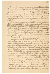 Página do manuscrito “Memória sobre a navegação aérea” (1881), do inventor brasileiro Júlio Cézar Ribeiro de Souza (1843-1887)