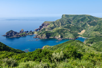 島根県隠岐の国賀浜　遠景