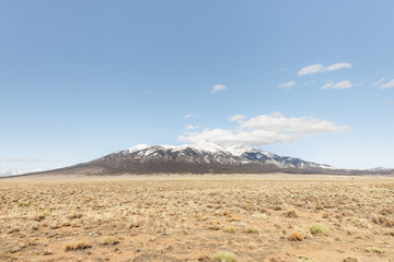 Snow Capped Peaks of Mount Blanca in the Rocky Mountains 