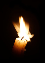 wax candle flame