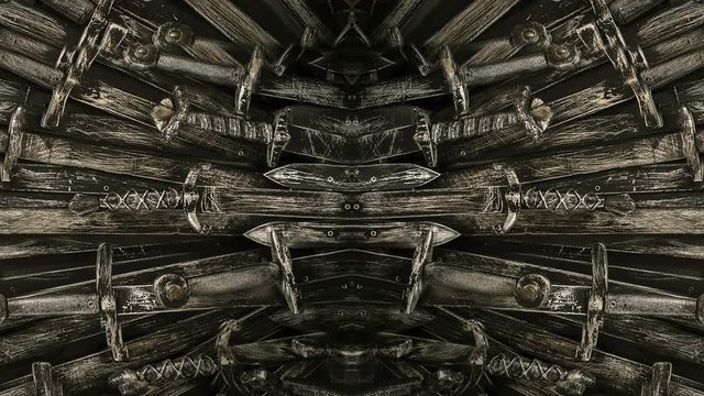 Metal knight swords background. Close up. The concept Knights. 4k footage.
