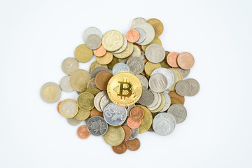 Bitcoin on top of may currency coin