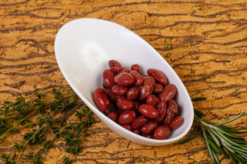 Baked red kidney